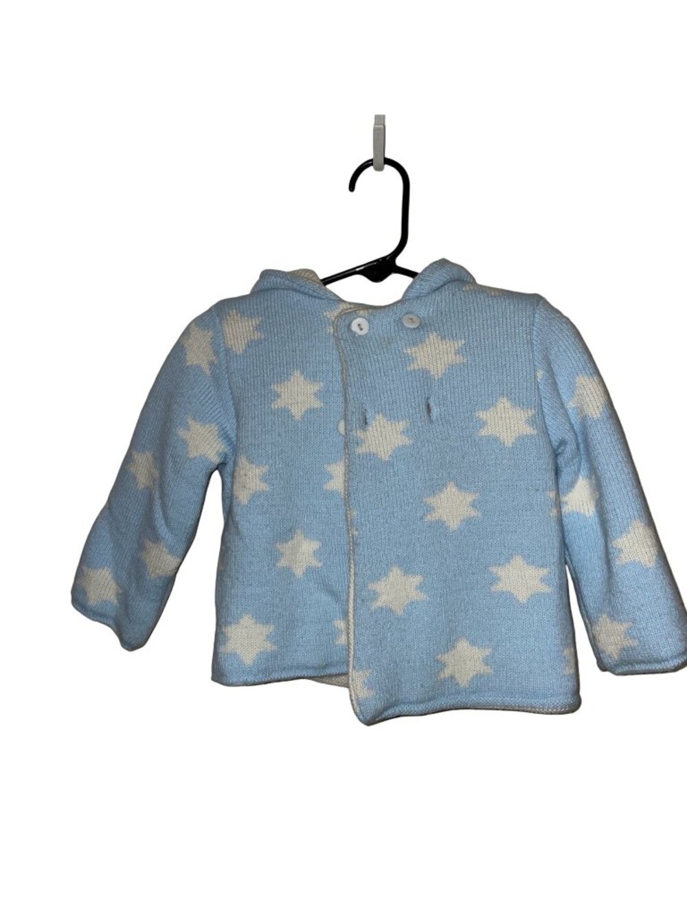Voly Jacket Blue White Stars Hood Winter 18 Months